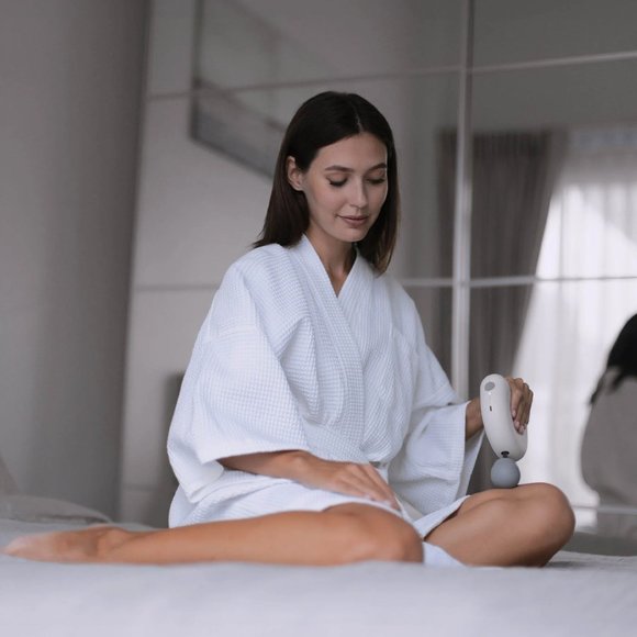 NWOT Caring Mill by Aura Revive Mini Massage Gun, Compact, Portable, Advanced #1 - Picture 4 of 13